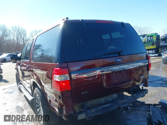 2017 Ford Expedition Max XLT with VIN 1FMJK1JT9HEA78915, listed as a IAAI auction lot 41430728 with 126,530 mi miles and . Bid and sale history available at DreamBid. Image 3.