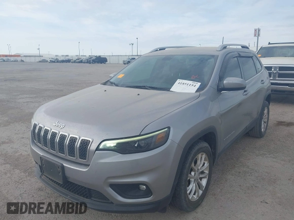 2019 Jeep Cherokee Latitude with VIN 1C4PJLCB8KD366438, listed as a IAAI auction lot 41851154 with 47,637 mi miles. Bid and sale history available at carsss.com. Image 6.