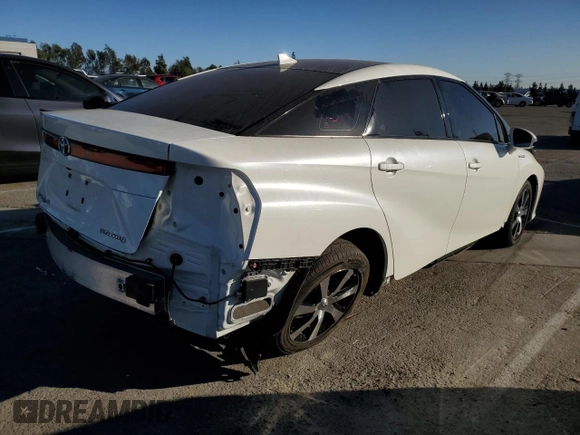 2019 Toyota Mirai with VIN JTDBVRBDXKA007291, listed as a Copart auction lot 83678074 with 40,997 mi miles and Salvage Title. Bid and sale history available at carsss.com. Image 3.