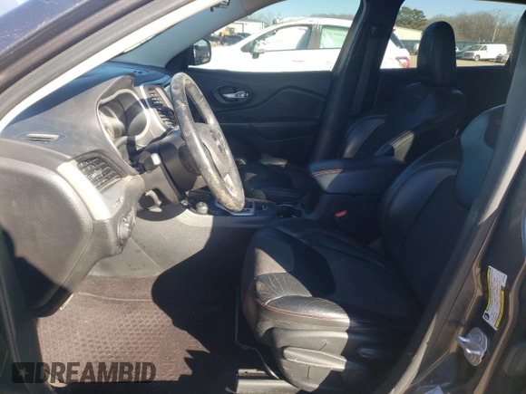 2017 Jeep Cherokee Trailhawk L Plus with VIN 1C4PJMBB5HW537036, listed as a Copart auction lot 42031035 with 115,732 mi miles and Salvage Title. Bid and sale history available at carsss.com. Image 7.