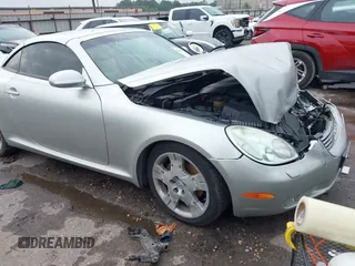 2005 Lexus SC 430 z VIN JTHFN48Y950069871, wystawiony jako IAAI lot #42047672 z przebiegiem 87 983 mil mil oraz . Historia ofert i sprzedaży dostępna na DreamBid. Obrazek 1.