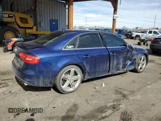 2013 Audi S4 Premium Plus with VIN WAUBGAFL4DA175859, listed as a Copart auction lot 46538595 with 90,920 mi miles and Salvage Title. Bid and sale history available at carsss.com. Image 3.