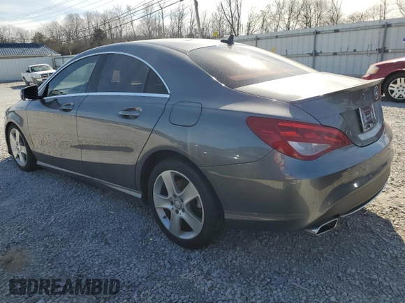 2015 Mercedes-Benz CLA 250 with VIN WDDSJ4EB2FN187203, listed as a Copart auction lot 44917034 with 75,697 mi miles and . Bid and sale history available at DreamBid. Image 2.