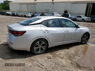 2021 Nissan Sentra SV with VIN 3N1AB8CV6MY208984, listed as a Copart auction lot 61301575 with 40,055 mi miles and Salvage title. Bid and sale history available at DreamBid. Image 3.