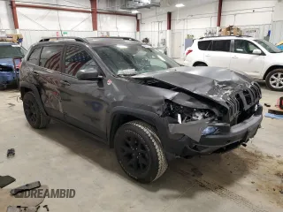 2018 Jeep Cherokee Trailhawk with VIN 1C4PJMBB8JD599791, listed as a Copart auction lot 86650054 with 66,360 mi miles and Non Repairable. Bid and sale history available at DreamBid. Image 4.