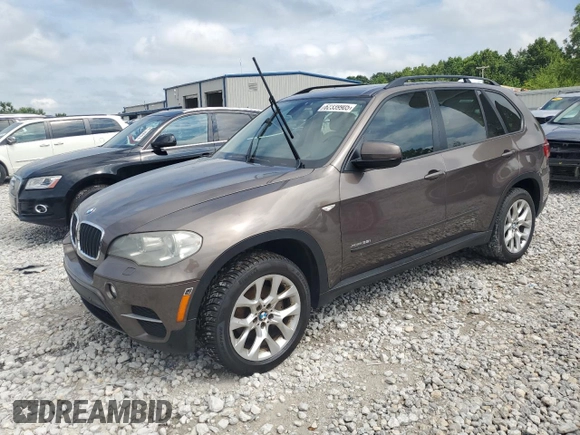 2012 BMW X5 35i with VIN 5UXZV4C51CL748765, listed as a Copart auction lot 62339905 with Not provided miles and Clean title. Bid and sale history available at DreamBid. Image 1.