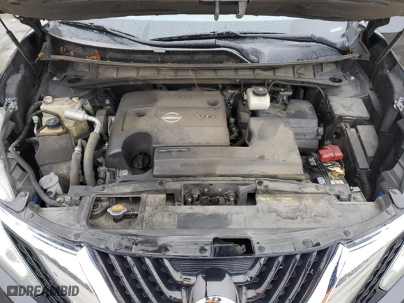 2016 Nissan Murano SL with VIN 5N1AZ2MG5GN137456, listed as a Copart auction lot 41771795 with 119,967 mi miles and Salvage Title. Bid and sale history available at carsss.com. Image 12.