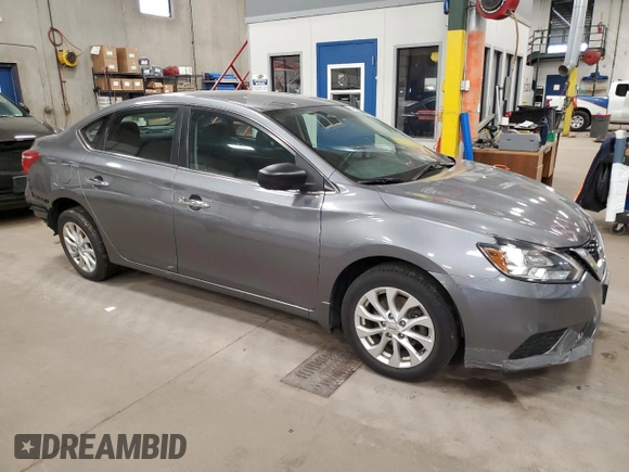 2018 Nissan Sentra SR with VIN 3N1AB7AP9JY214675, listed as a Copart auction lot 53958805 with 88,585 mi miles and Salvage Title. Bid and sale history available at DreamBid. Image 4.