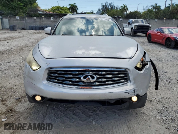 2010 Infiniti FX with VIN JN8AS1MU9AM800926, listed as a Copart auction lot 57456345 with 176,892 mi miles and Salvage title. Bid and sale history available at DreamBid. Image 5.