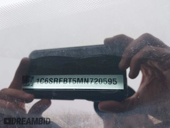 2021 Ram 1500 Big Horn с VIN 1C6SRFBT5MN720595, выставлен на аукционе IAAI как лот 41893137 с пробегом 36 920 миль миль и . История ставок и продаж доступна на DreamBid. Изображение 9.