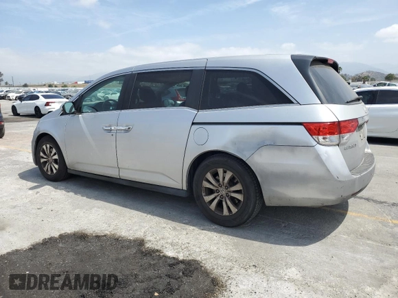 2014 Honda Odyssey EX-L with VIN 5FNRL5H64EB088080, listed as a Copart auction lot 56066845 with 238,512 mi miles and Clean Title. Bid and sale history available at DreamBid. Image 2.