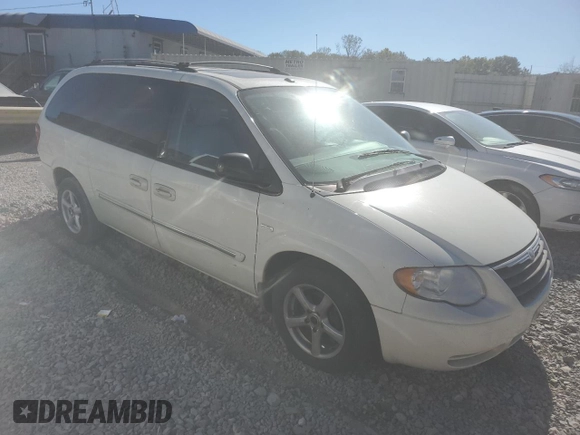 2007 Chrysler Town & Country LWB Touring with VIN 2A4GP54L57R219767, listed as a Copart auction lot 76910074 with 99,802 mi miles and Clean Title. Bid and sale history available at carsss.com. Image 4.