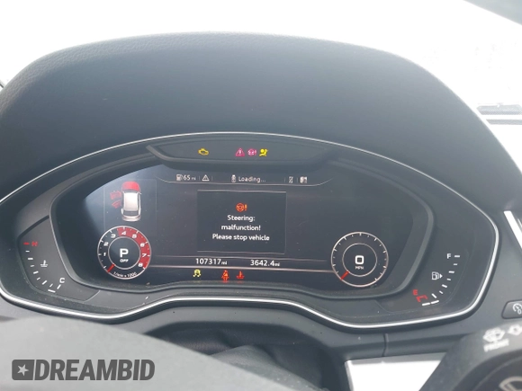 2018 Audi SQ5 Premium Plus with VIN WA1A4AFY8J2018273, listed as a IAAI auction lot 41880755 with 107,317 mi miles and . Bid and sale history available at DreamBid. Image 7.