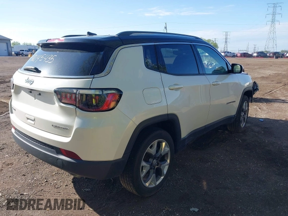 2021 Jeep Compass Limited z VIN 3C4NJDCB6MT536712, wystawiony jako IAAI lot #42145435 z przebiegiem 24 960 mil mil oraz . Historia ofert i sprzedaży dostępna na DreamBid. Obrazek 4.
