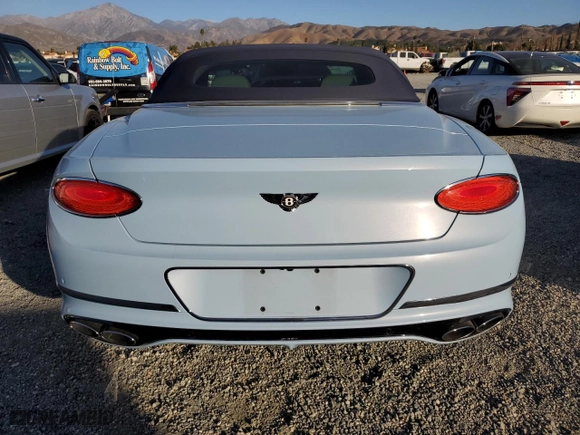 2020 Bentley Continental GT V8 with VIN SCBDG4ZG6LC077854, listed as a Copart auction lot 88154125 with NaN miles and Salvage Title. Bid and sale history available at carsss.com. Image 6.