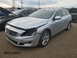 2015 Volvo V60 T5 Drive-E Premier with VIN YV140MEKXF1242830, listed as a Copart auction lot 83890754 with 138,563 mi miles and Salvage Title. Bid and sale history available at carsss.com. Image 1.