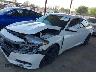 2018 Honda Accord Sedan Sport 1.5T with VIN 1HGCV1F32JA119560, listed as a IAAI auction lot 41885108 with 93,105 mi miles. Bid and sale history available at carsss.com. Image 2.