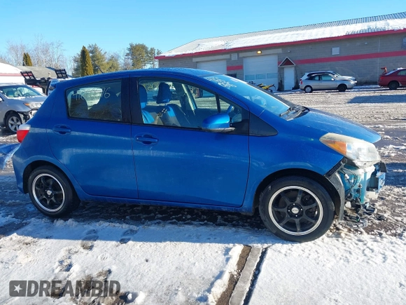 2012 Toyota Yaris L with VIN JTDKTUD31CD504632, listed as a IAAI auction lot 41660676 with 105,789 mi miles. Bid and sale history available at carsss.com. Image 15.