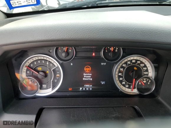 2018 Ram 1500 Big Horn with VIN 1C6RR6LTXJS160907, listed as a Copart auction lot 42690995 with 178,962 mi miles and Salvage Title. Bid and sale history available at carsss.com. Image 9.