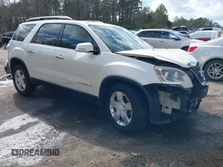 2008 GMC Acadia SLT2 with VIN 1GKER33738J160177, listed as a IAAI auction lot 41491014 with 203,155 mi miles. Bid and sale history available at carsss.com. Image 1.