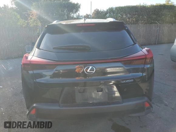 2021 Lexus UX 200 with VIN JTHX3JBH3M2032478, listed as a Copart auction lot 80309824 with 51,207 mi miles and Salvage title. Bid and sale history available at DreamBid. Image 6.