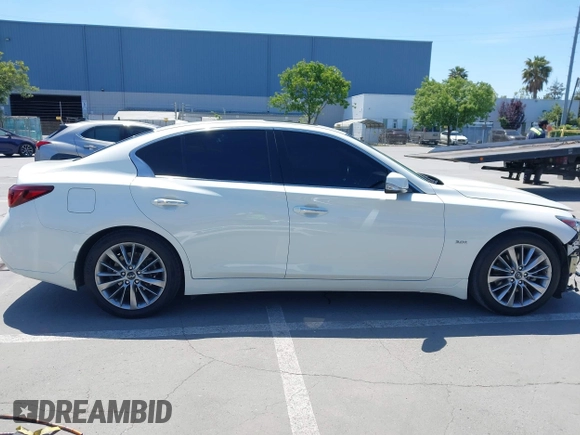 2018 Infiniti Q50 Sport z VIN JN1EV7AP2JM365370, wystawiony jako IAAI lot #42157933 z przebiegiem 61 054 mil mil oraz . Historia ofert i sprzedaży dostępna na DreamBid. Obrazek 14.
