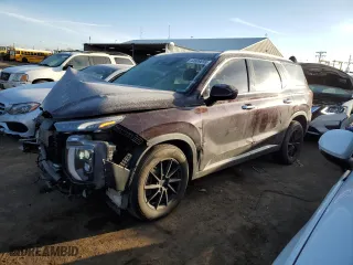 2022 Hyundai Palisade SEL with VIN KM8R4DHE4NU355347, listed as a Copart auction lot 44609655 with 56,719 mi miles and Salvage Title. Bid and sale history available at carsss.com. Image 1.