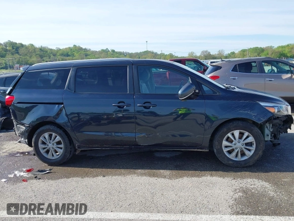 2017 Kia Sedona LX with VIN KNDMB5C19H6247894, listed as a IAAI auction lot 42069958 with 159,543 mi miles and . Bid and sale history available at DreamBid. Image 14.