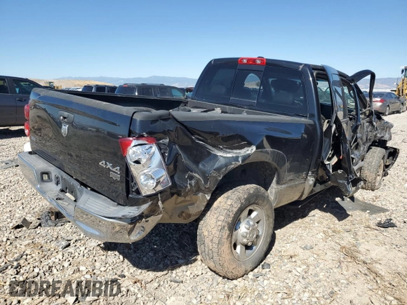 2009 Dodge Ram 2500 Laramie with VIN 3D3KS28L89G540791, listed as a Copart auction lot 68290654 with 124,098 mi miles and Salvage Title. Bid and sale history available at carsss.com. Image 3.