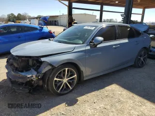 2022 Honda Civic Sedan Touring with VIN 2HGFE1F99NH306707, listed as a Copart auction lot 47847885 with 50,259 mi miles and Salvage Title. Bid and sale history available at carsss.com. Image 1.
