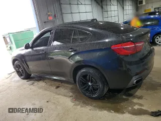 2016 BMW X6 xDrive50i with VIN 5UXKU6C51G0R34443, listed as a Copart auction lot 66511594 with 129,083 mi miles and Salvage Title. Bid and sale history available at carsss.com. Image 2.