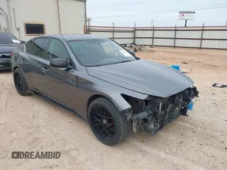 2018 Infiniti Q50 3.0t LUXE with VIN JN1EV7AR7JM432434, listed as a IAAI auction lot 41794112 with 48,666 mi miles. Bid and sale history available at carsss.com. Image 1.