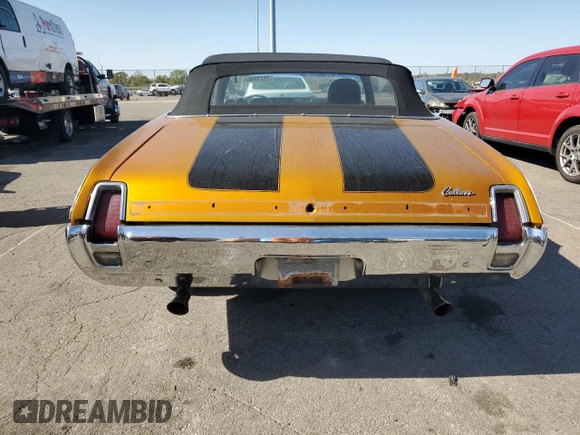 1969 Oldsmobile Cutlass with VIN 336679M390903, listed as a Copart auction lot 75278984 with Not Provided miles and Clean Title. Bid and sale history available at DreamBid. Image 6.