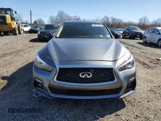 2020 Infiniti Q50 Pure with VIN JN1EV7AR8LM254097, listed as a Copart auction lot 50017965 with 69,758 mi miles and Salvage title. Bid and sale history available at DreamBid. Image 5.