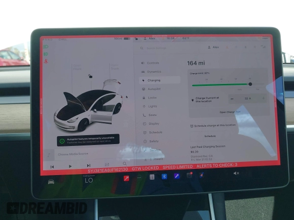 2018 Tesla Model 3 Long Range Battery z VIN 5YJ3E1EA8JF162130, wystawiony jako IAAI lot #41933015 z przebiegiem 50 081 mil mil oraz . Historia ofert i sprzedaży dostępna na DreamBid. Obrazek 19.