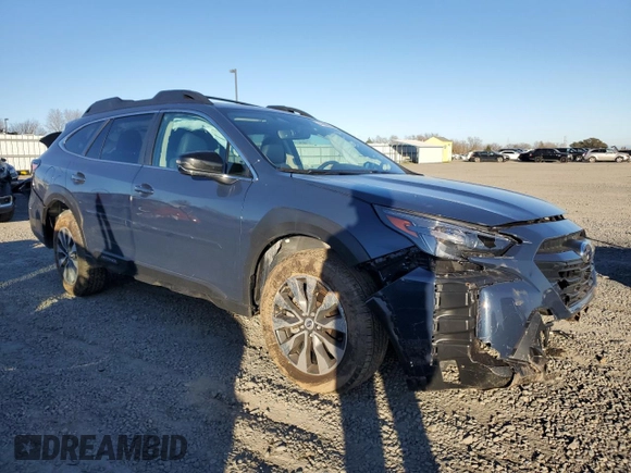 2025 Subaru Outback Limited with VIN 4S4BTANC2S3124583, listed as a Copart auction lot 41862915 with 4,215 mi miles and Salvage Title. Bid and sale history available at carsss.com. Image 4.
