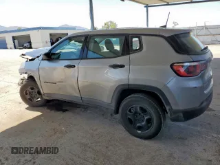 2020 Jeep Compass Sport z VIN 3C4NJDAB4LT174073, wystawiony jako Copart lot #61958075 z przebiegiem 105 000 mil mil oraz Szkoda całkowita • Salvage title. Historia ofert i sprzedaży dostępna na DreamBid. Obrazek 2.