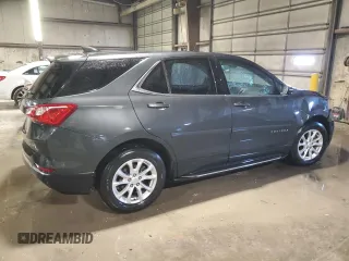 2018 Chevrolet Equinox LT with VIN 2GNAXSEVXJ6206846, listed as a Copart auction lot 46976605 with 76,830 mi miles and Salvage Title. Bid and sale history available at DreamBid. Image 3.