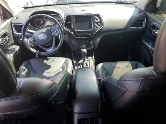 2021 Jeep Cherokee Limited with VIN 1C4PJLDX9MD187290, listed as a Copart auction lot 54074895 with 63,642 mi miles and Salvage title. Bid and sale history available at DreamBid. Image 8.