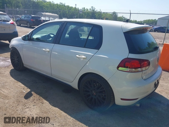2010 Volkswagen Golf GTI with VIN WVWGV7AJ0AW245797, listed as a IAAI auction lot 42563626 with 127,932 mi miles and . Bid and sale history available at DreamBid. Image 3.