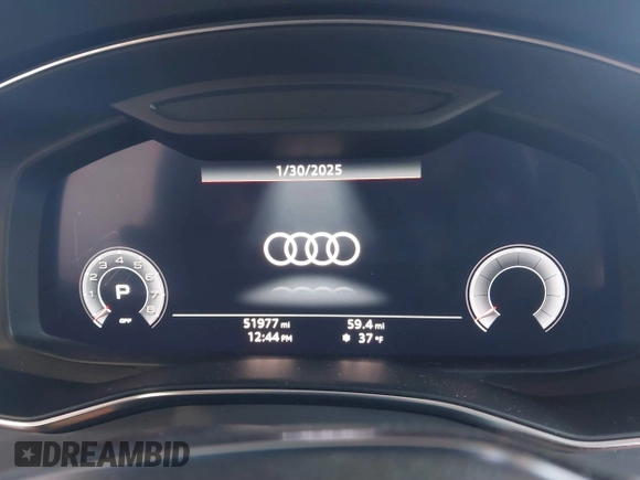 2019 Audi A7 Prestige with VIN WAUV2AF23KN083618, listed as a IAAI auction lot 41444338 with 51,977 mi miles. Bid and sale history available at carsss.com. Image 14.