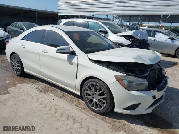 2016 Mercedes-Benz CLA with VIN WDDSJ4EB9GN312912, listed as a IAAI auction lot 41988137 with 152,593 mi miles. Bid and sale history available at carsss.com. Image 1.