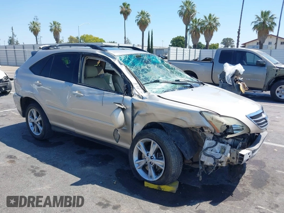 2006 Lexus RX 400h with VIN JTJHW31U860031359, listed as a IAAI auction lot 42648566 with 179,063 mi miles and . Bid and sale history available at DreamBid. Image 1.