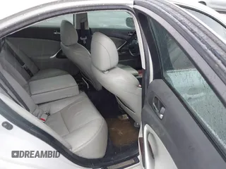 2006 Lexus IS 250 with VIN JTHBK262365019403, listed as a IAAI auction lot 41593985 with 111,038 mi miles and . Bid and sale history available at DreamBid. Image 8.