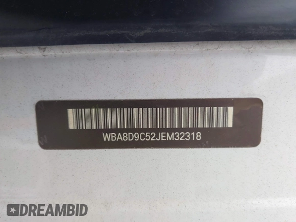 2018 BMW 3 Series 330i xDrive with VIN WBA8D9C52JEM32318, listed as a IAAI auction lot 42309352 with 61,828 mi miles and . Bid and sale history available at DreamBid. Image 18.