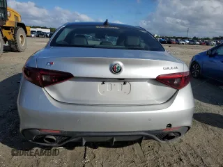 2019 Alfa Romeo Giulia Ti Sport with VIN ZARFANBN9K7603137, listed as a Copart auction lot 78446404 with 0 mi miles and Non Repairable. Bid and sale history available at carsss.com. Image 6.