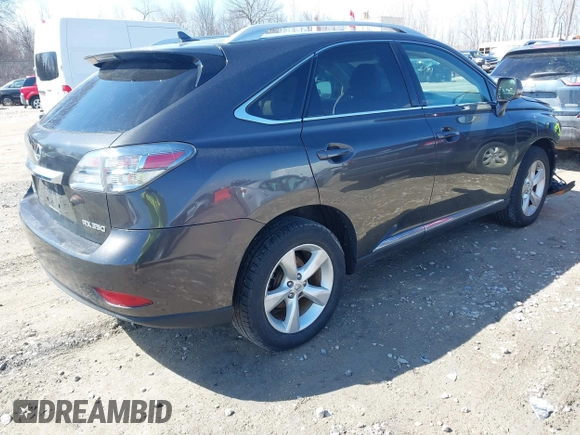 2010 Lexus RX 350 with VIN 2T2BK1BA5AC025283, listed as a IAAI auction lot 41988850 with 217,419 mi miles. Bid and sale history available at carsss.com. Image 4.