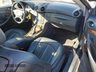 2005 Mercedes-Benz CLK 320 with VIN WDBTK65G45T045124, listed as a Copart auction lot 81193874 with 71,574 mi miles and Salvage Title. Bid and sale history available at DreamBid. Image 8.