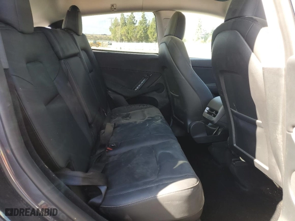 2023 Tesla Model Y Long Range with VIN 7SAYGDEE9PF916202, listed as a Copart auction lot 46614805 with 14,743 mi miles and Salvage Title. Bid and sale history available at carsss.com. Image 12.