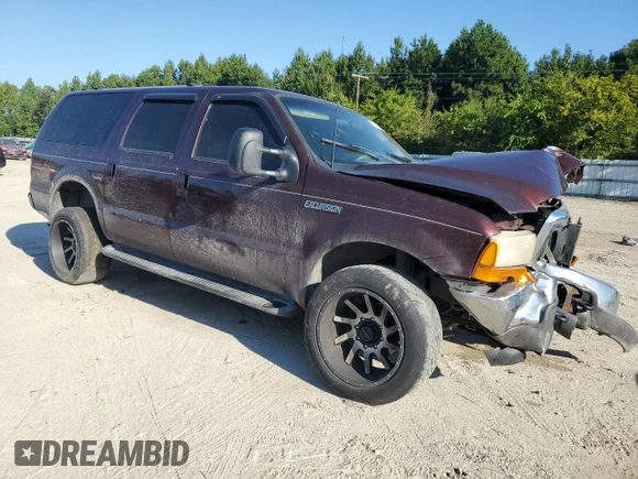 2000 Ford Excursion XLT z VIN 1FMNU41S0YED84177, wystawiony jako Copart lot #70966074 z przebiegiem Nie podano mil oraz Szkoda całkowita • Salvage title. Historia ofert i sprzedaży dostępna na DreamBid. Obrazek 4.